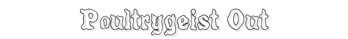 Poultrygeist Out font